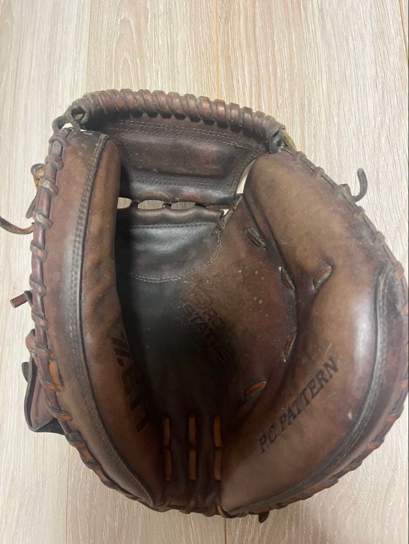 ZETT プロステイタス 日本製 硬式キャッチャーミット ブラウン