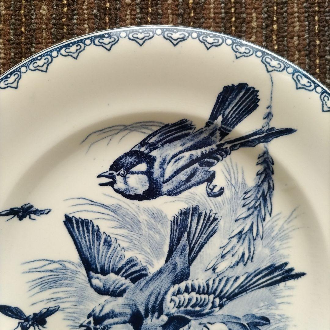 【1920−30年】クレールフォンテーヌ　夏ETE　デザート皿　２枚セット