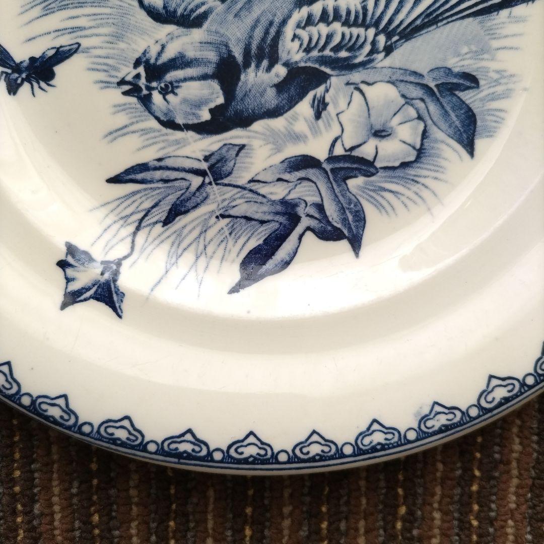 【1920−30年】クレールフォンテーヌ　夏ETE　デザート皿　２枚セット