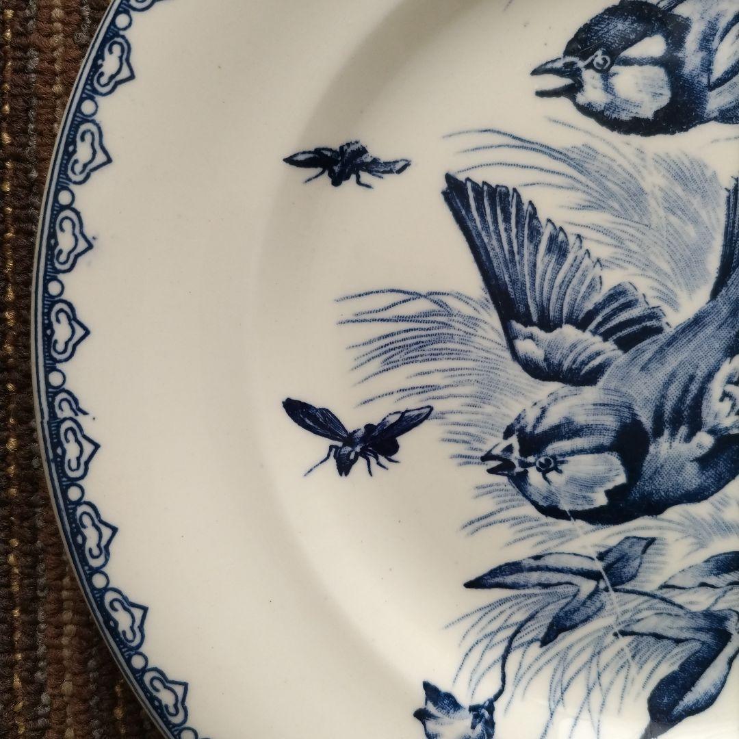 【1920−30年】クレールフォンテーヌ　夏ETE　デザート皿　２枚セット