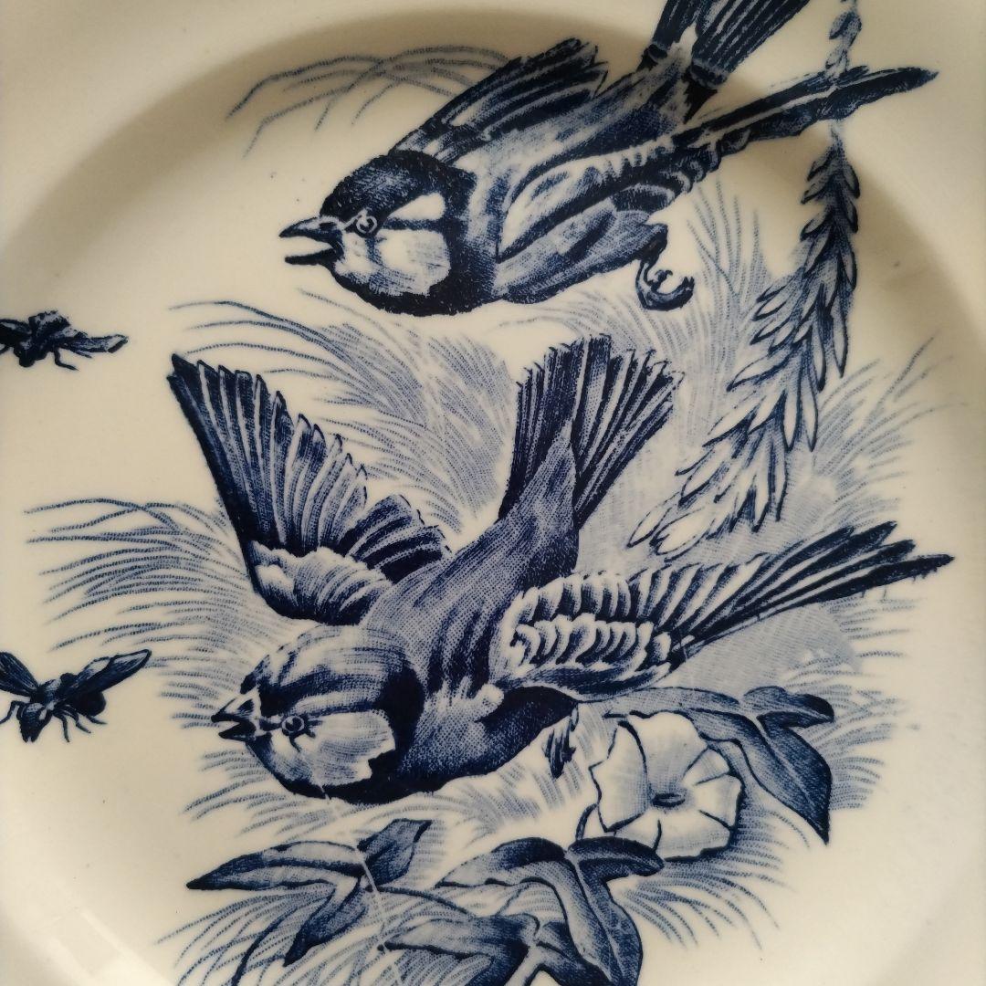 【1920−30年】クレールフォンテーヌ　夏ETE　デザート皿　２枚セット