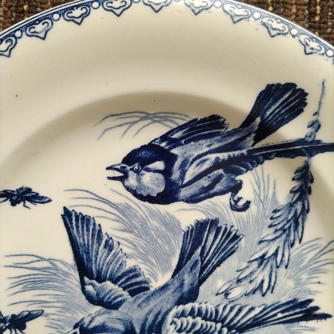 【1920−30年】クレールフォンテーヌ　夏ETE　デザート皿　２枚セット