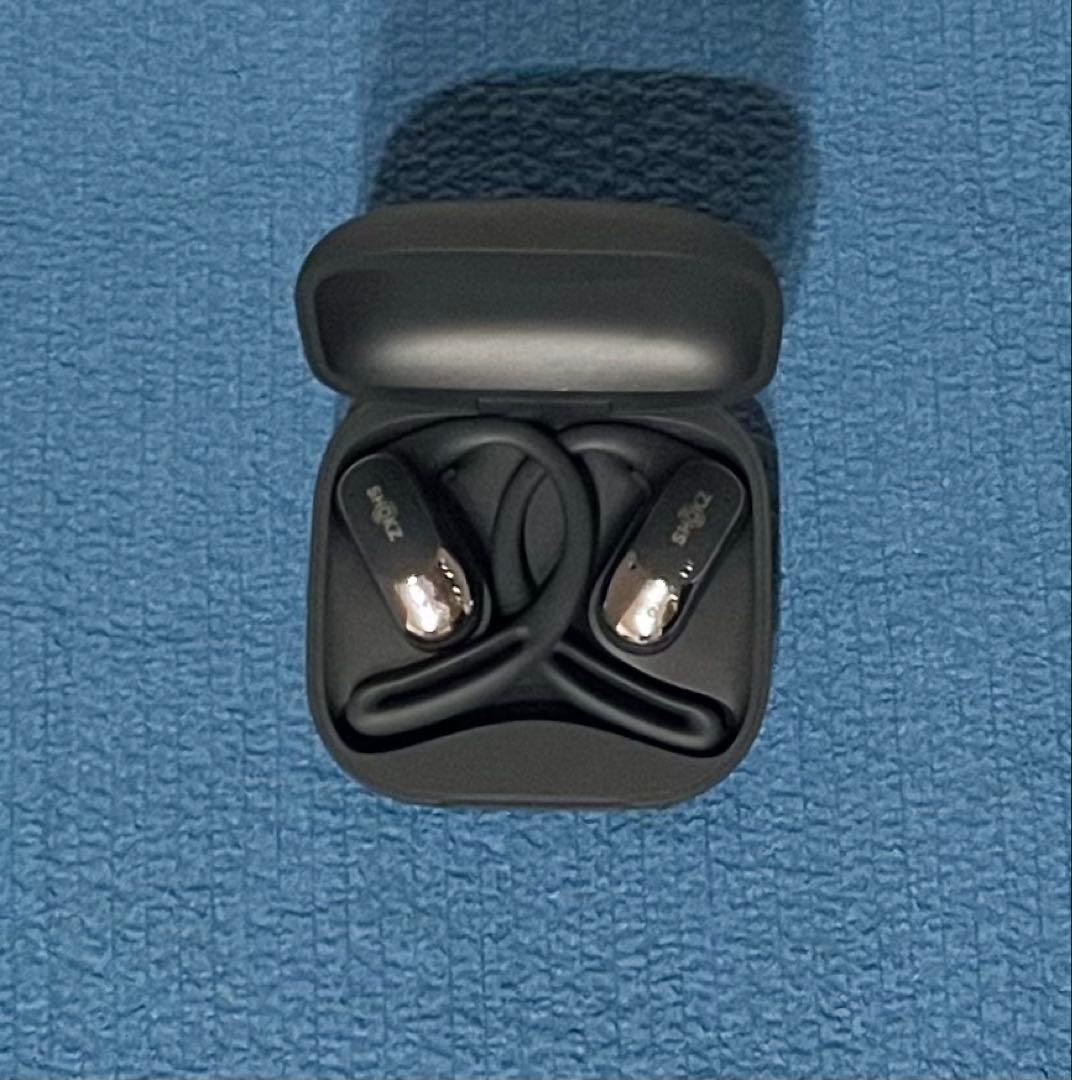 SHOKZ OPENFIT AIR ブラック ワイヤレスイヤホン