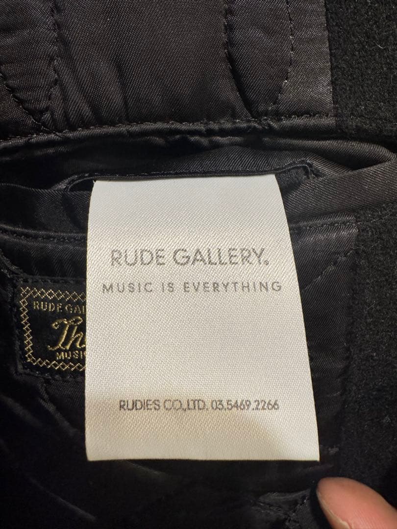 RUDE GALLERY ブラック スタジャン サイズ2