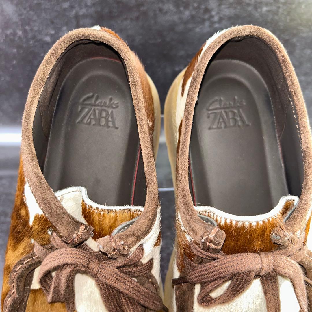 月末最終価格 超美品 Clarks×ZARA ハラコ モカシンブーツ 26.5