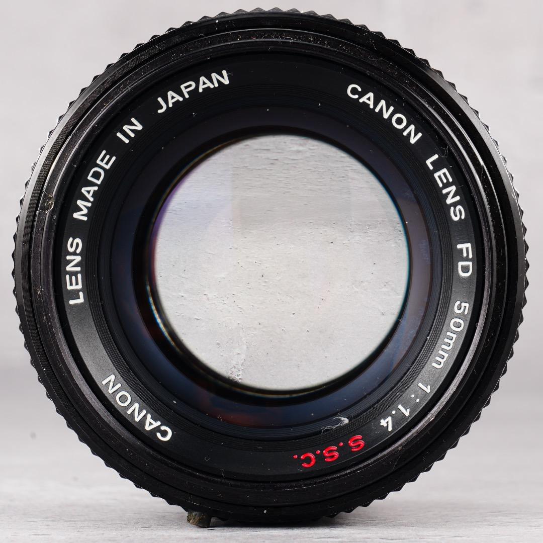 【詳細テスト済】Canon FD 50mm F1.4 S.S.C 558