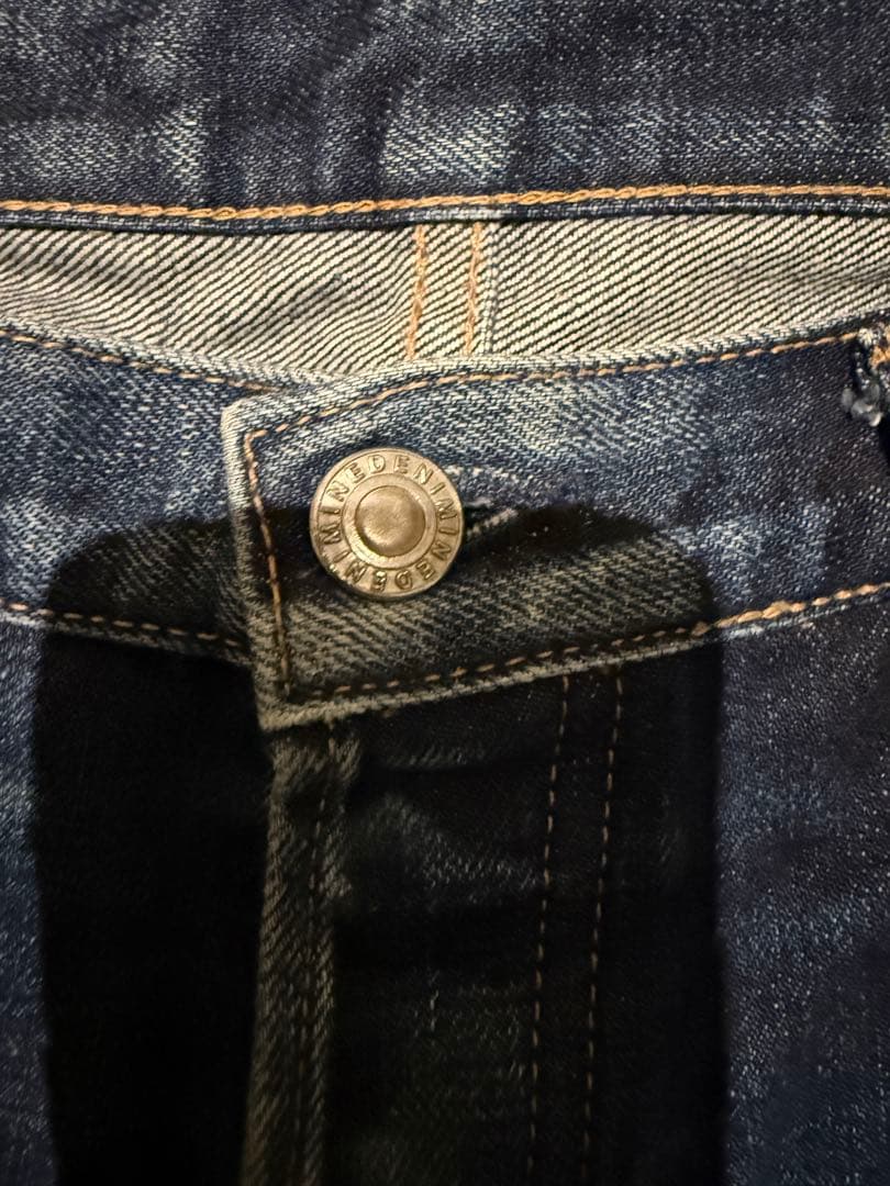 マインデニム　スタンダードスリム　鬼ヒゲ　赤耳　野口強