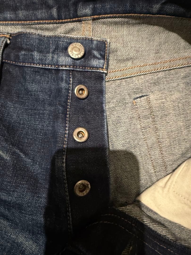 マインデニム　スタンダードスリム　鬼ヒゲ　赤耳　野口強