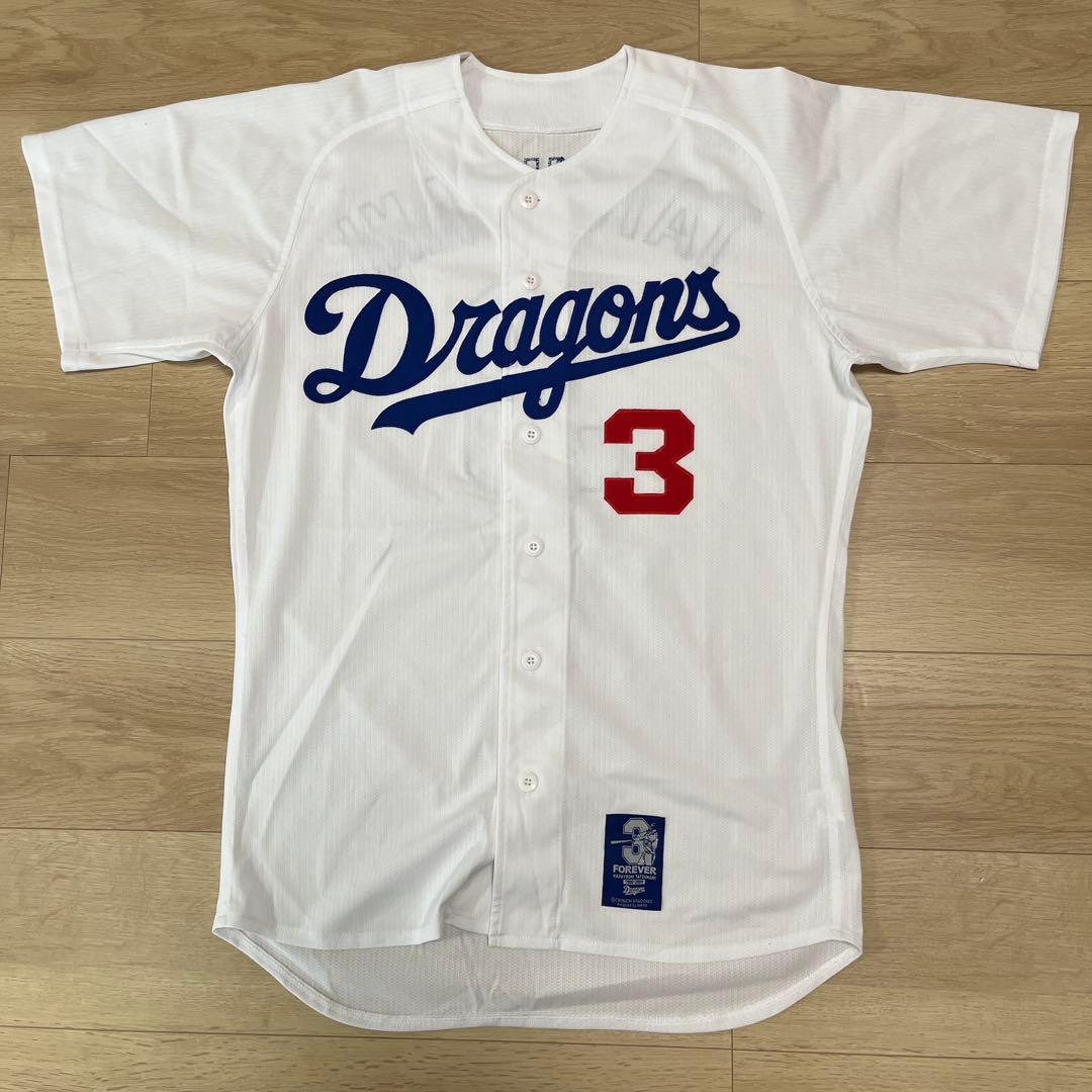 中日ドラゴンズ　立浪　刺繍ユニフォーム　引退