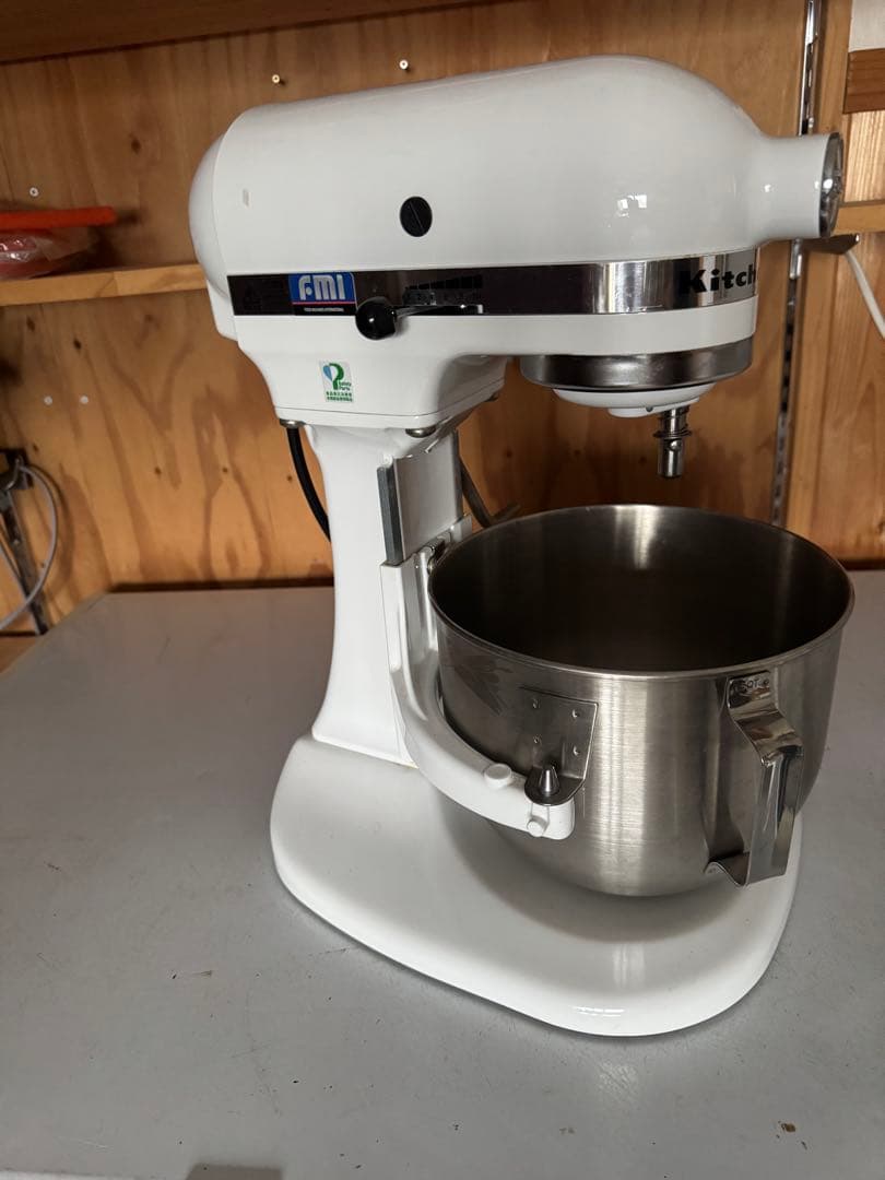 「KitchenAid キッチンエイド KSM5WH スタンドミキサー 白」