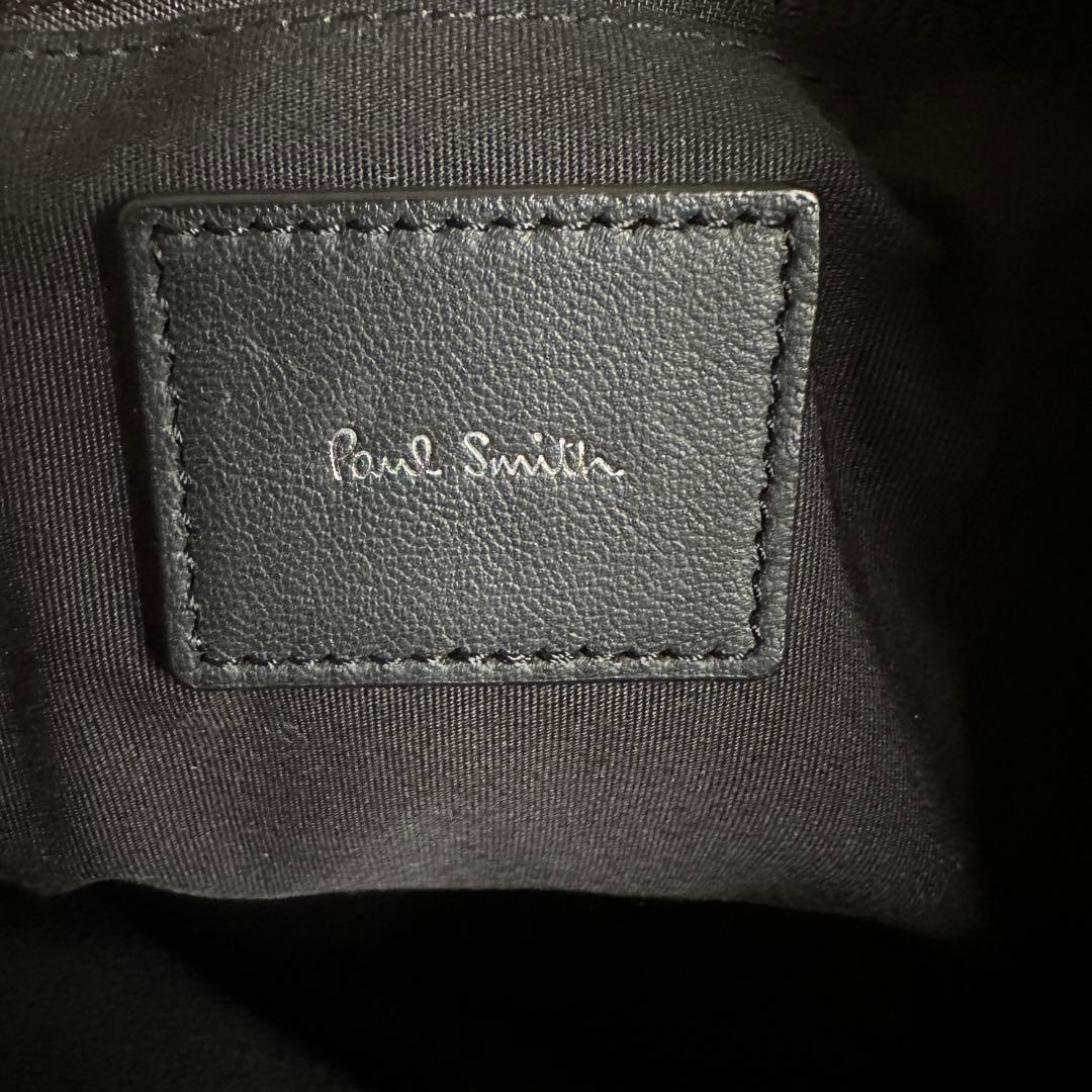 現行品 ポールスミス　ブリーフケース　レザー　ナイロン　ビジネスバック