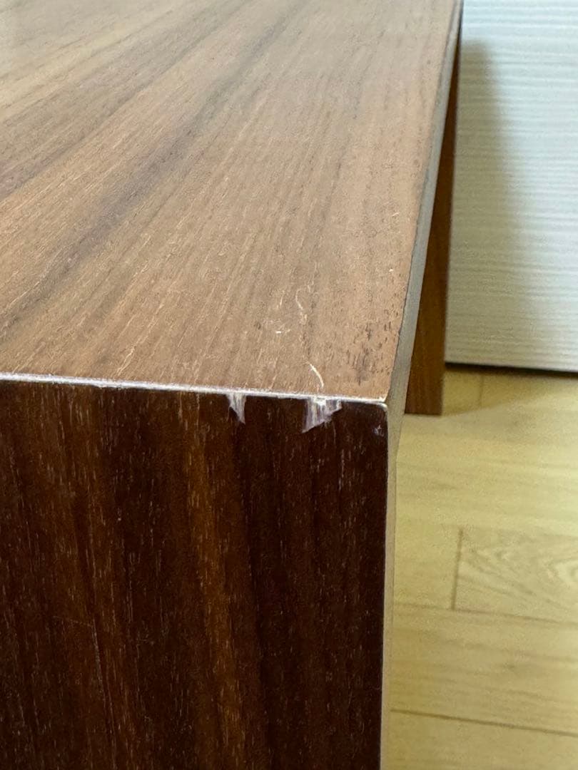 無印良品 コの字の家具 ウォールナット材 70㎝