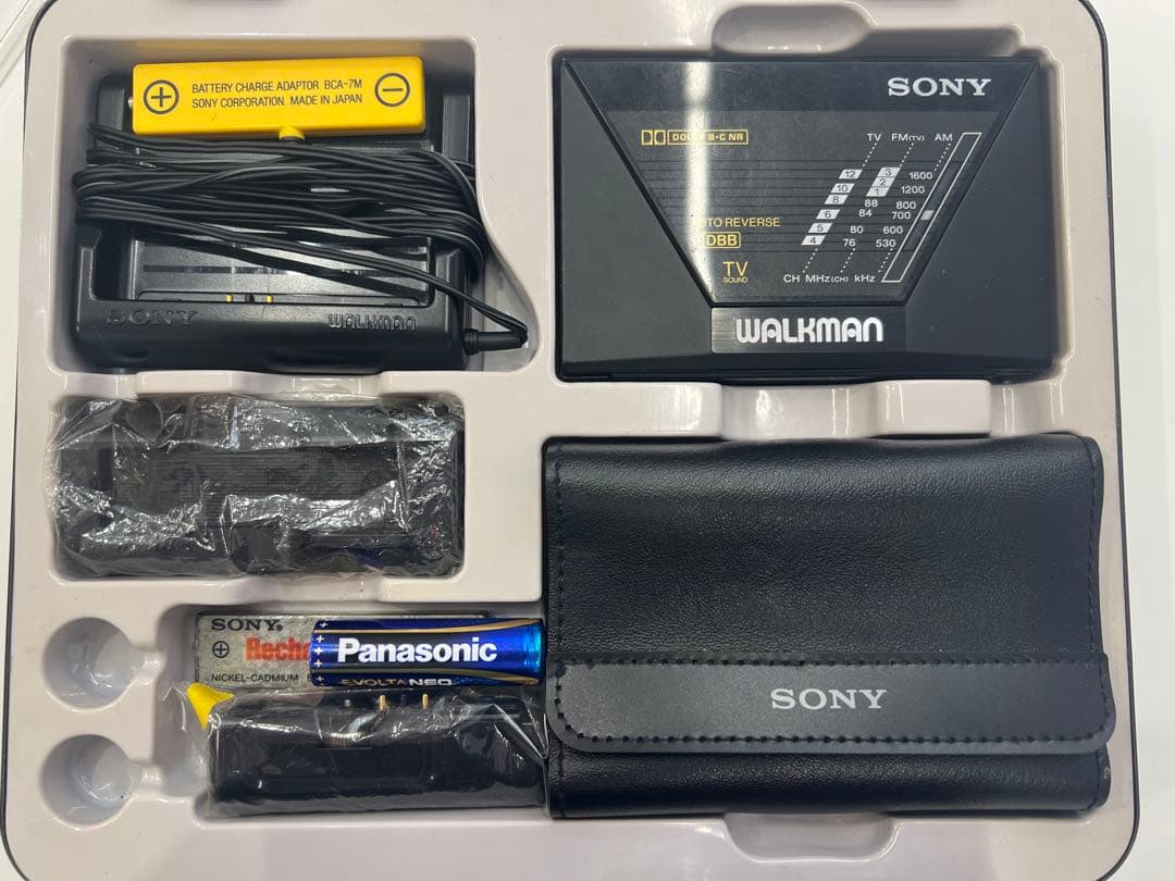 貴重 SONY WALKMAN ソニーウォークマン WM‐F550C 1988年