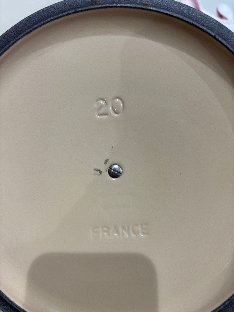 【美品】LE CREUSET 赤 両手鍋 20センチ