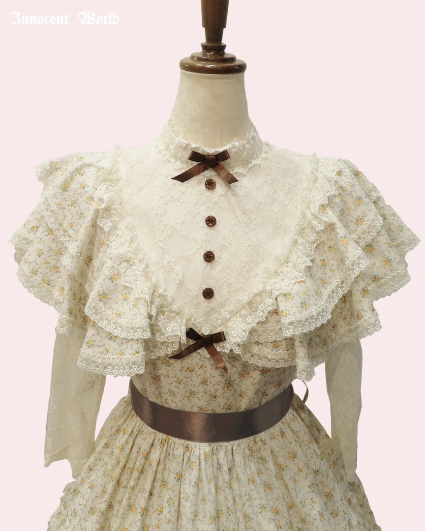 InnocentWorld　小さなブーケのショール風ワンピース　新品未使用