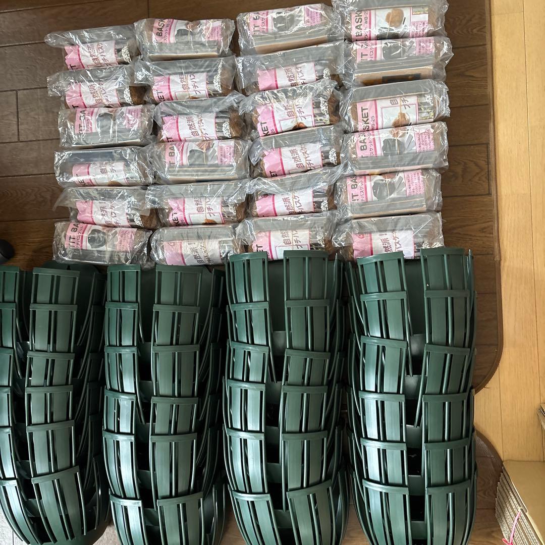 伊藤商事プチバスケット WB-25 ハンギングバスケット24個入　 ヤシマット付