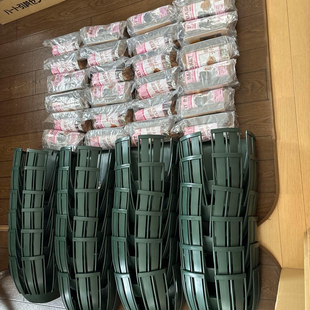 伊藤商事プチバスケット WB-25 ハンギングバスケット24個入　 ヤシマット付