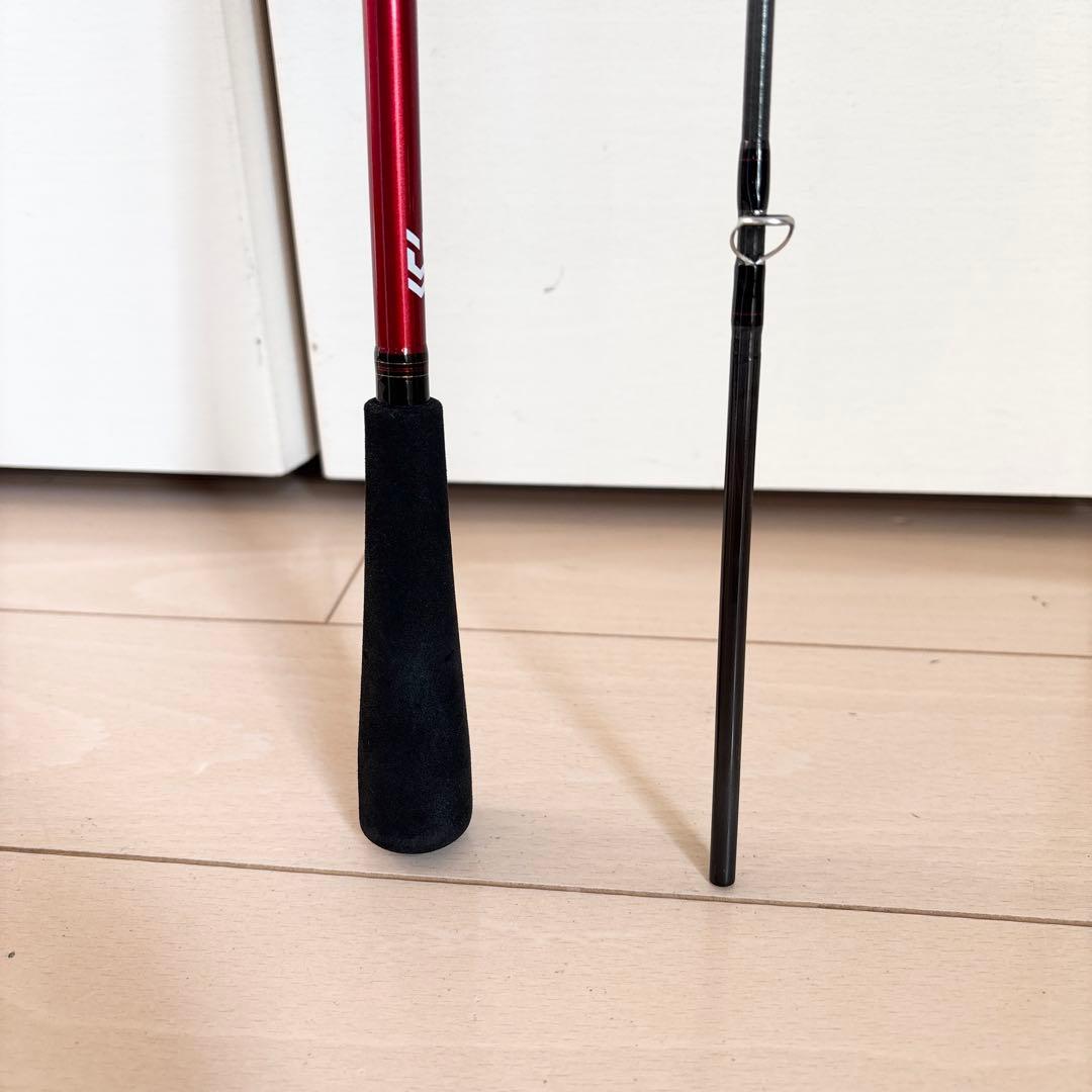 早い者勝ち！！ANALYSTAR 船竿 レッド 約1.9m