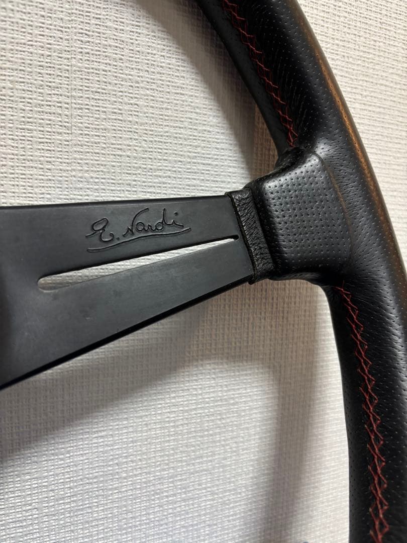 NARDI CLASSIC ブラックレザー＆ブラックスポークステアリング 本体