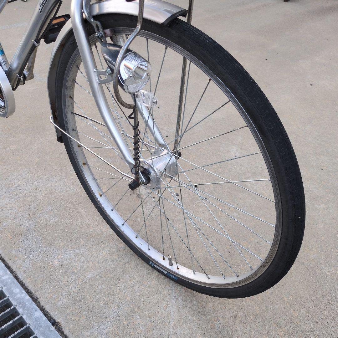 サイモト自転車 26インチ シルバー