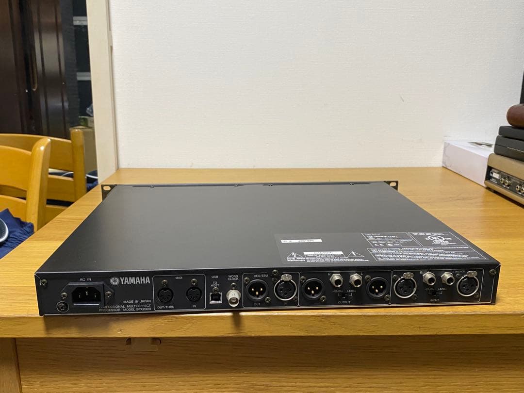 【中古 Bランク】 YAMAHA SPX2000 マルチエフェクトプロセッサー