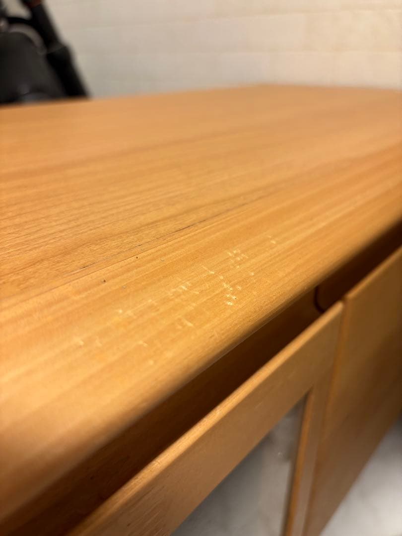 ニトリ テレビ台 ローボードNアルナス 180 天然木 ライトブラウン