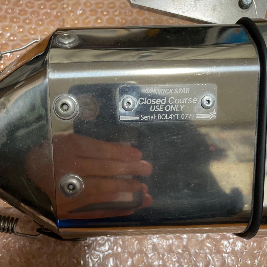 TRICK STAR スリップオンマフラー IKAZUCHI yzf-r25