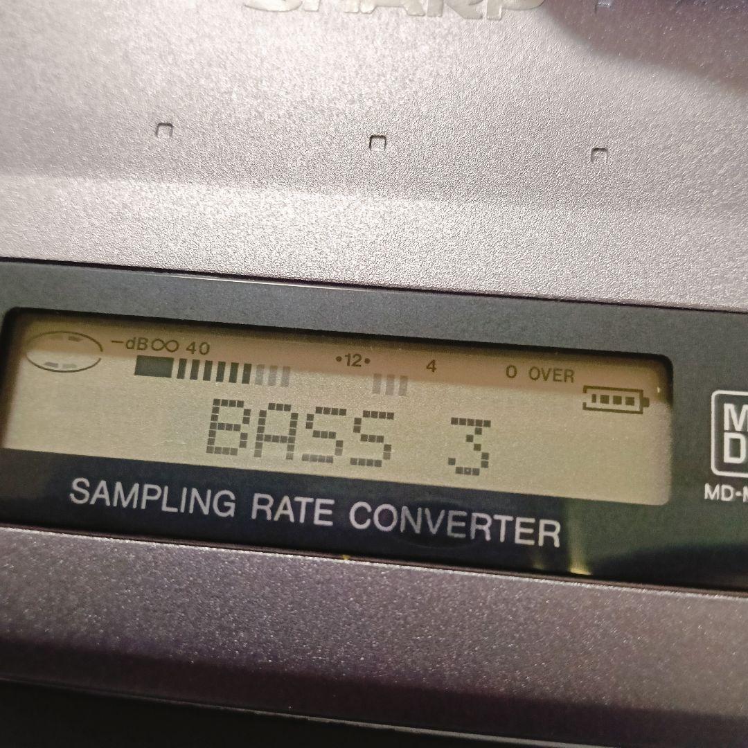 シャープMD-MS200-A（紫色）完動品・極美品