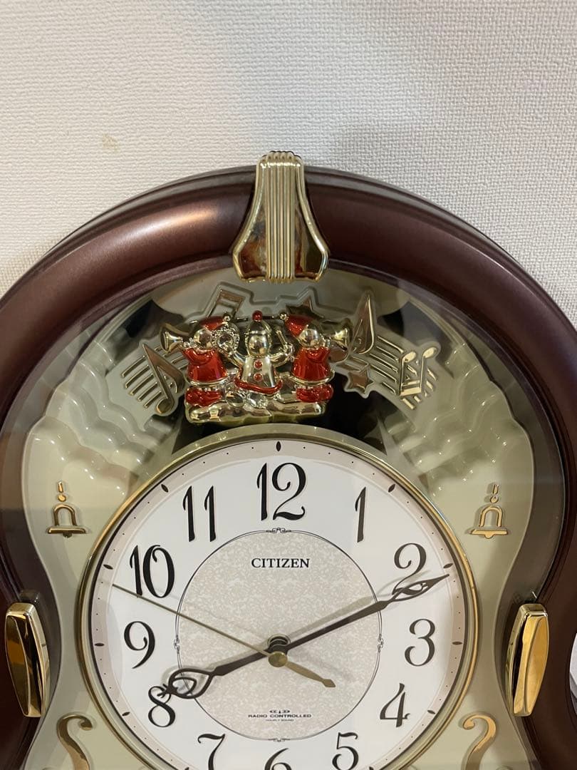 【極美品】CITIZEN 音楽ボックス付き掛時計