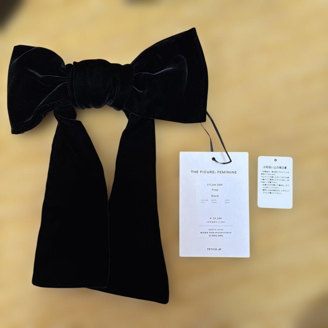FETICO ベロアリボンバレッタ