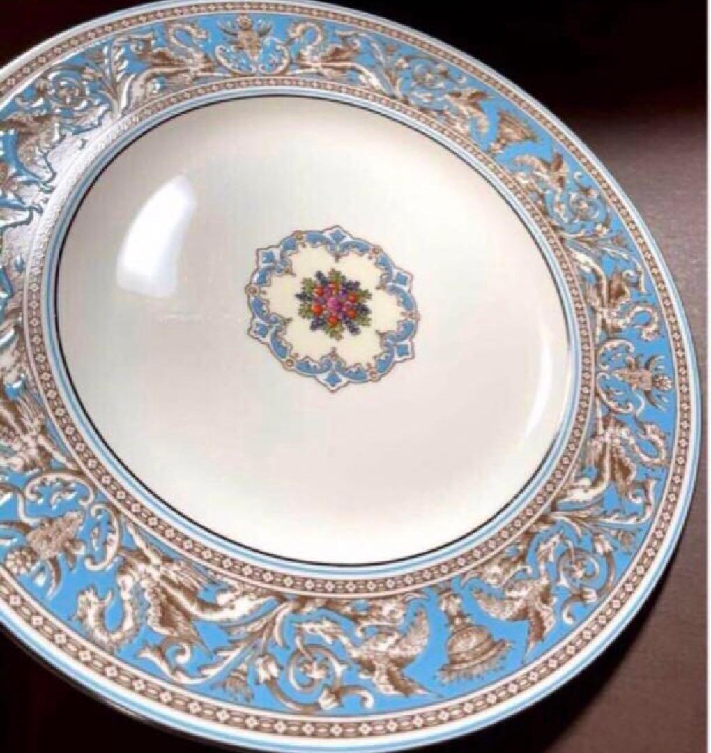 専用◇ウェッジウッドフロレンティーンターコイズプレート5枚27c