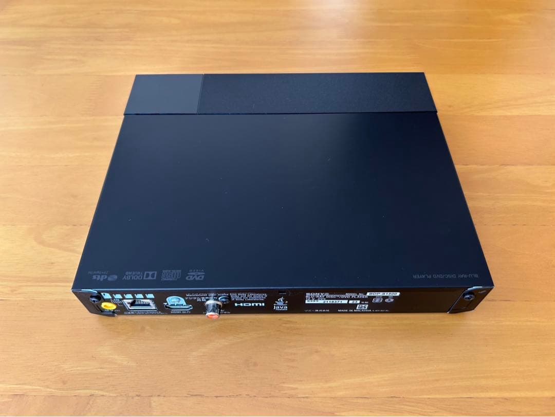 【使用数回・動作確認済み】SONY BDP-S1500 Blu-rayプレーヤー