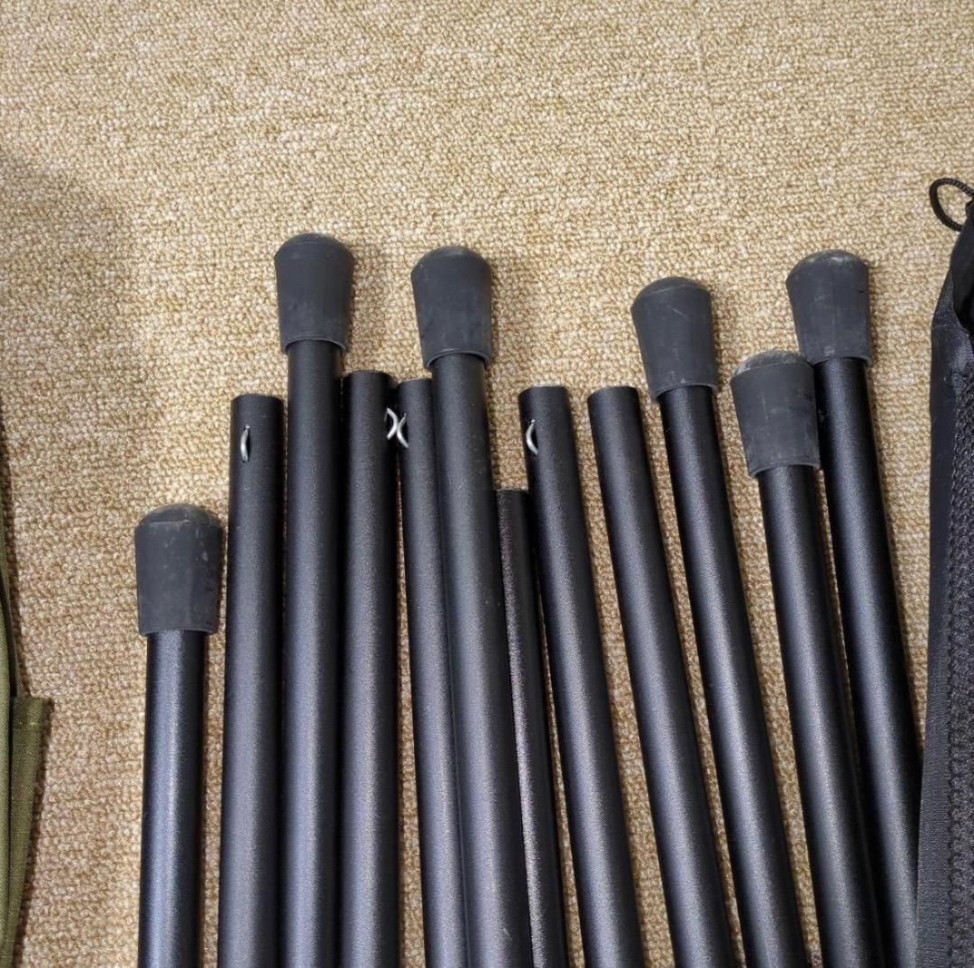 【週末値下】WAQ 2WAY コット 静音 軽量 耐荷重150kg オリーブ