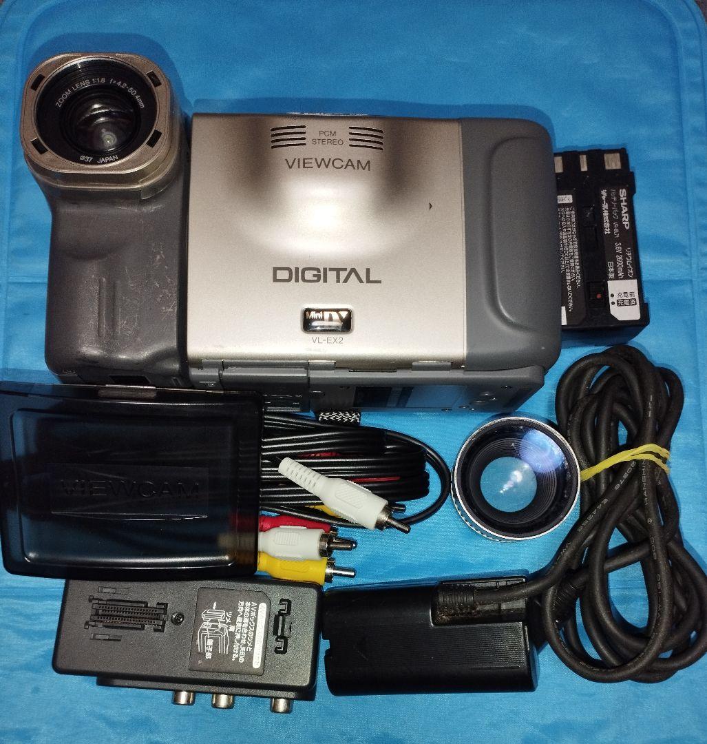 シャープ　miniDV ビデオカメラ 大変貴重な動作品　ダビングに◎