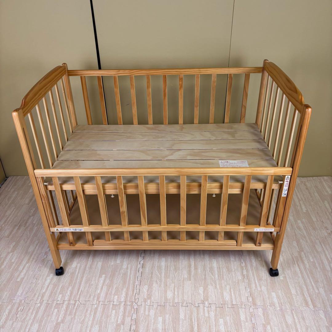 ☆除菌清掃済☆　☆美品☆　大和屋　ハイタイプ　すのこ床板　フロール　ナチュラル