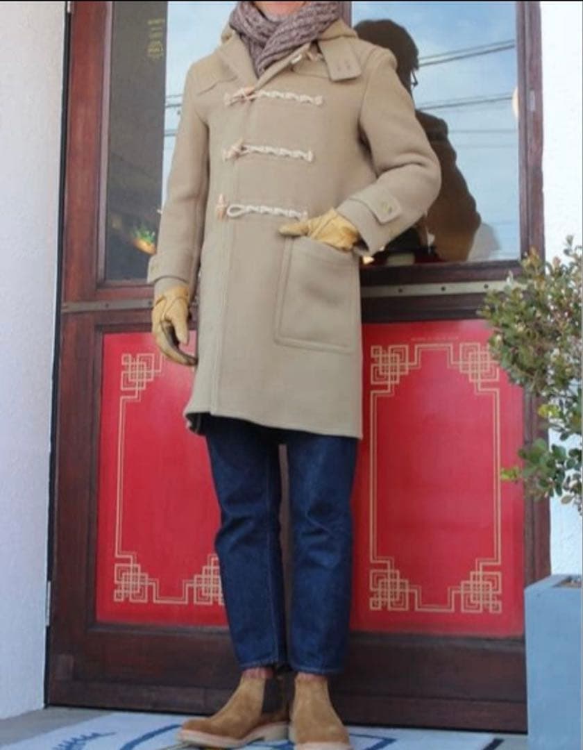 ボーイズマーケット別注MOON生地ダッフルコート美品