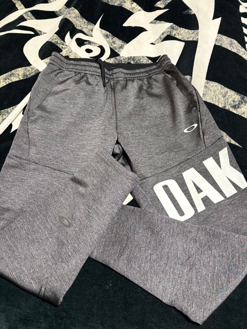 美品★OAKLEY オークリー セットアップ トレーニングウェア グレー L