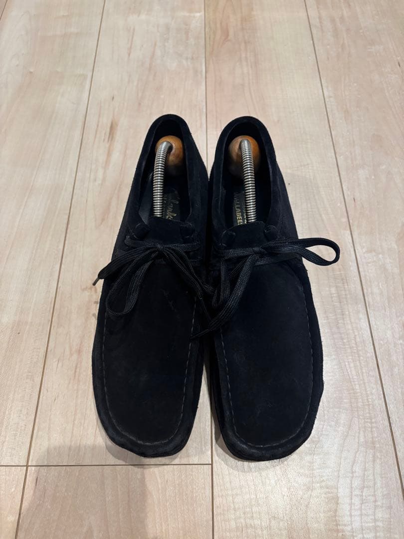 CLARKS ワラビー 27cm ブラック POPEYE min-nano