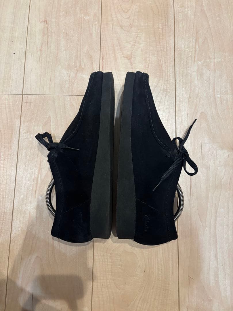 CLARKS ワラビー 27cm ブラック POPEYE min-nano