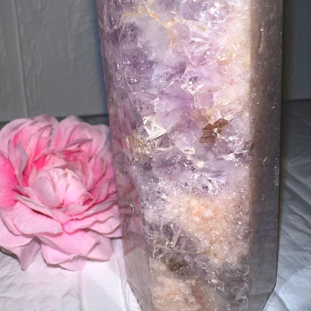 ㉑ピンクアメジスト♥️タワー♥️チェリーブロッサム♥️桜瑪瑙♥️花瑪瑙♥️フラワーアゲート