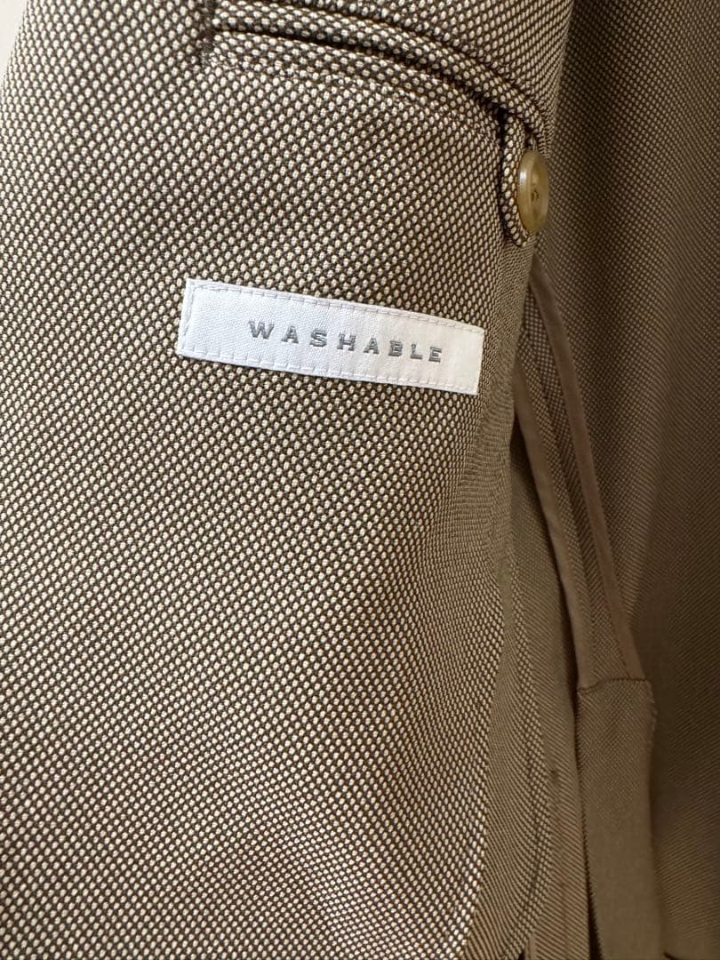 ※ほぼ未使用品【SUIT SQUARE】ビジネスジャケット ベージュ