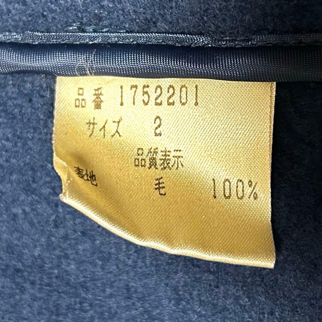 希少カラー　ムーアブルック　ヘリンボーン　ロングダッフルコート　丈100cm超