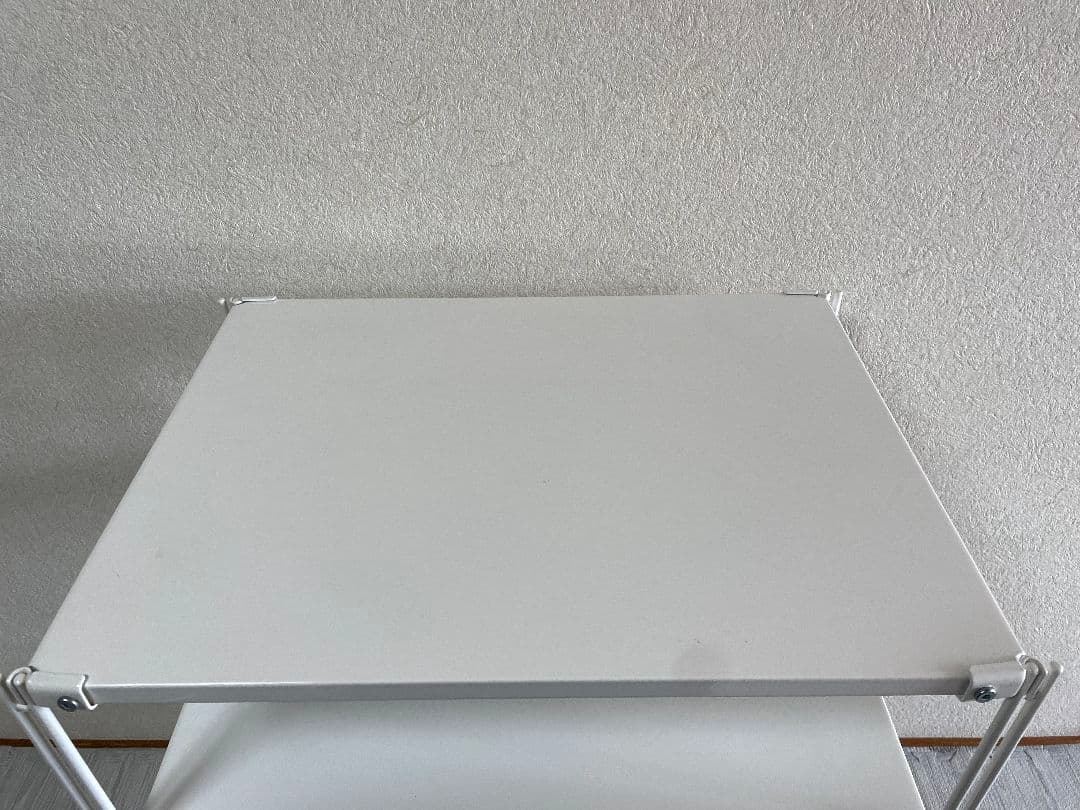 無印良品　スチールユニットシェルフ　小　ライトグレー