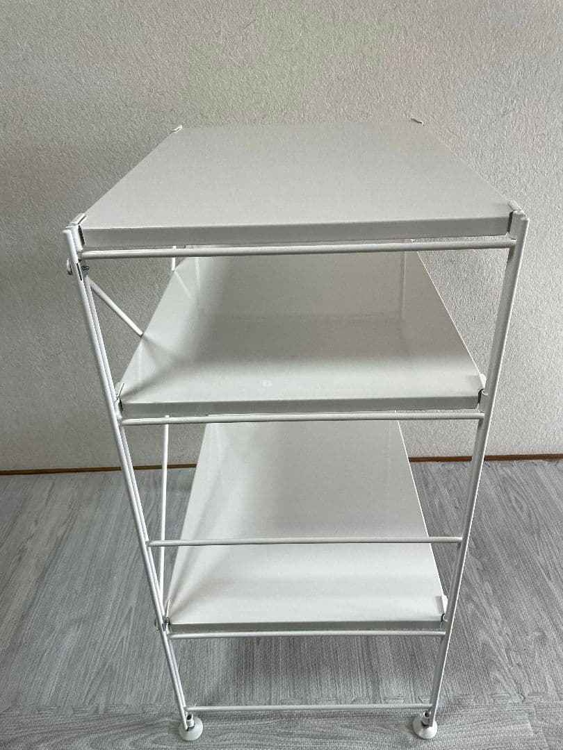 無印良品　スチールユニットシェルフ　小　ライトグレー
