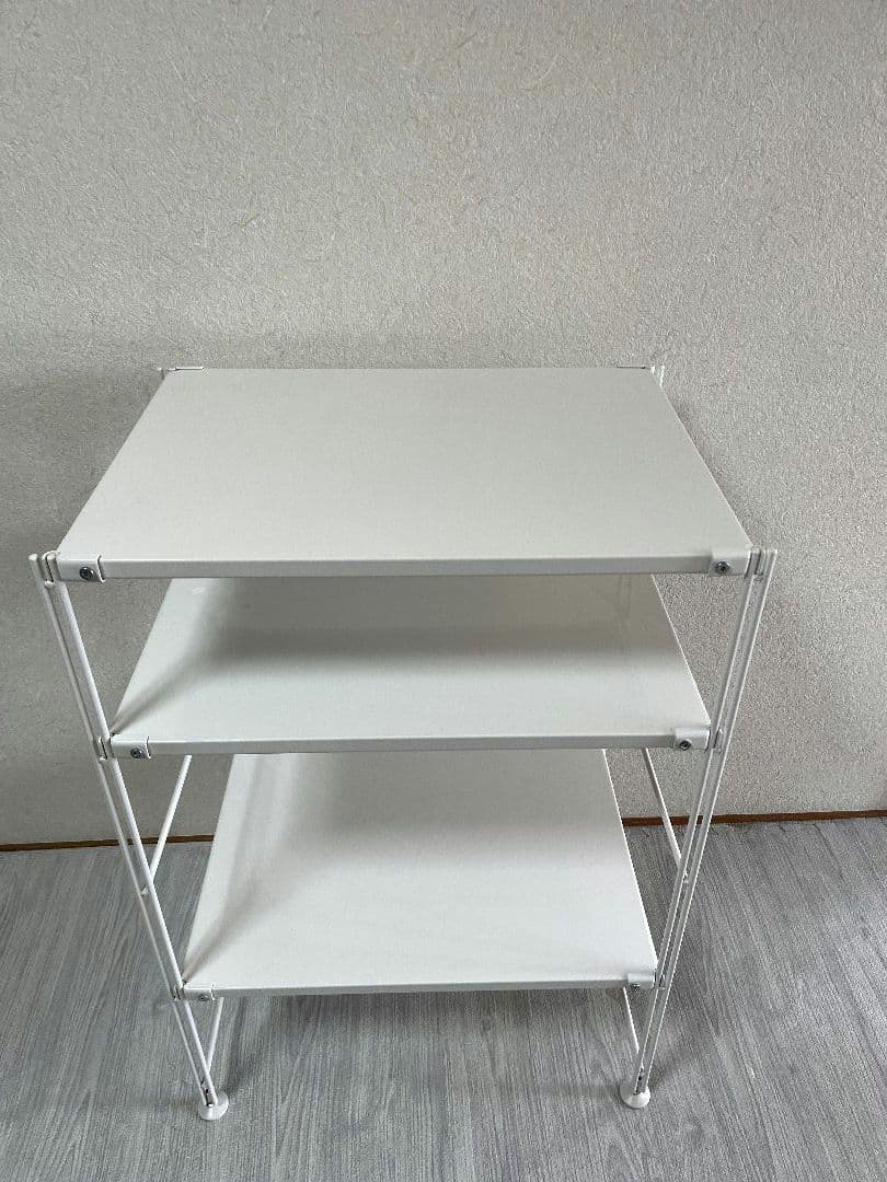 無印良品　スチールユニットシェルフ　小　ライトグレー