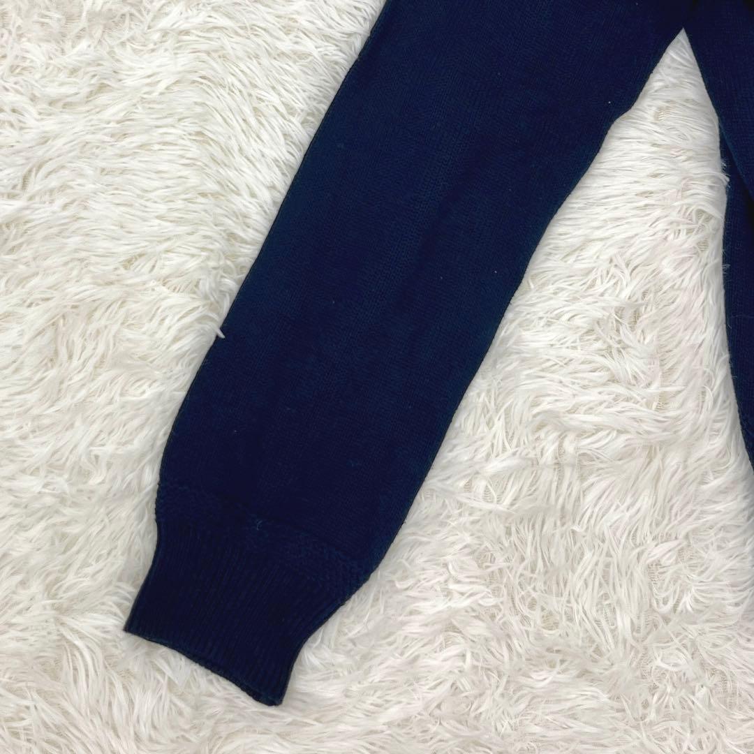 【美品】アナトミカ・長袖・ニット・セーター・US.NAVY・モックネック・M