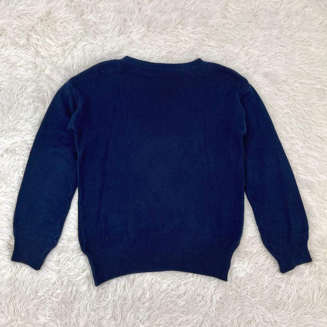 【美品】アナトミカ・長袖・ニット・セーター・US.NAVY・モックネック・M