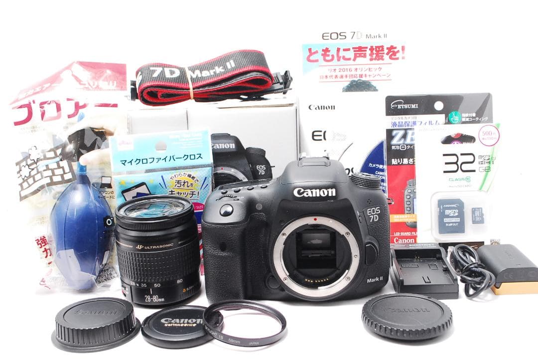 ✨付属品多数✨スマホ転送可✨Canon 7D Mark Ⅱ レンズセット