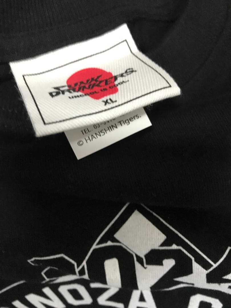 punkdrunkers XL パンクドランカーズ 阪神タイガース tee 黒