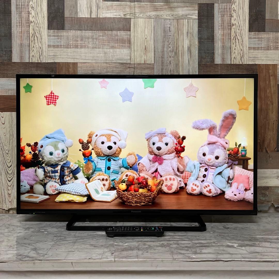 即日受渡❣️全国送料込Panasonic43型液晶テレビ外付けHDD録画対応